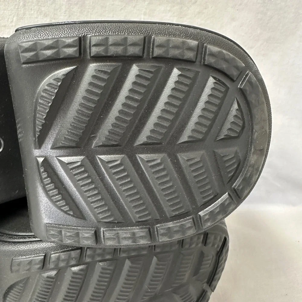 Crocs Siren Studded Platform Clog‎ Mule Black Mens Size 11 Goth Bratz